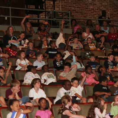 Children in the theater
